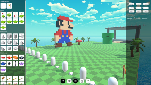 Multiplayer Platform Golf gameplay screenshot