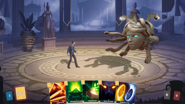 Museum Mystery: Deckbuilding Card Game gameplay screenshot