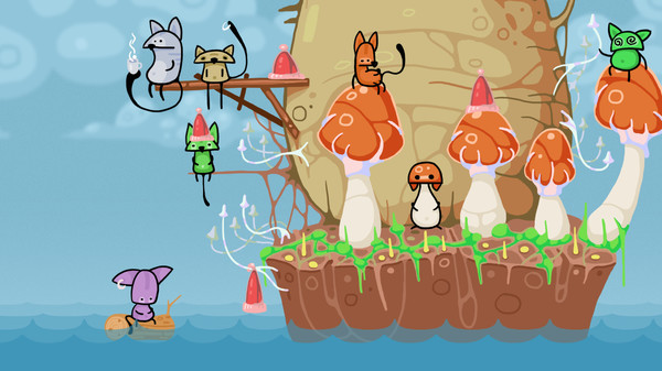 Mushroom Cats gameplay screenshot