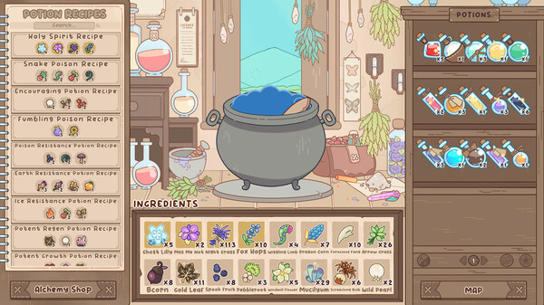 My Party Needs An Alchemist gameplay screenshot