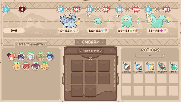 My Party Needs An Alchemist gameplay screenshot