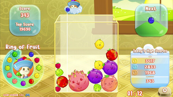 ‎My Suika – Kyo’s Fruit Merge gameplay screenshot