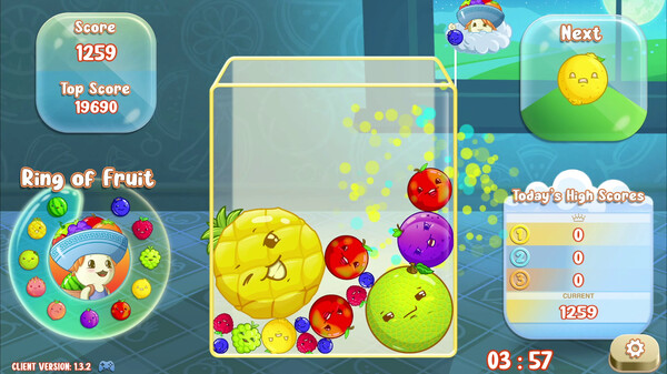 ‎My Suika – Kyo’s Fruit Merge gameplay screenshot