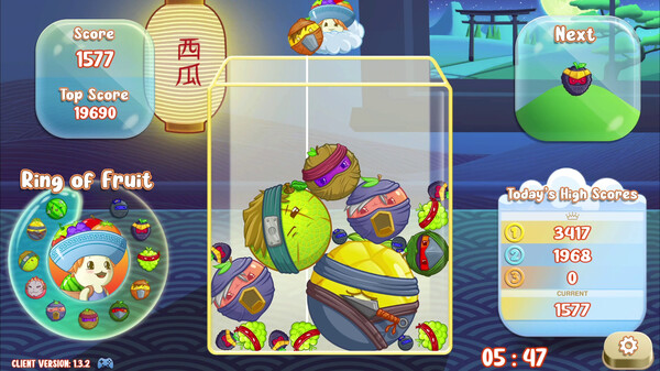 ‎My Suika – Kyo’s Fruit Merge gameplay screenshot