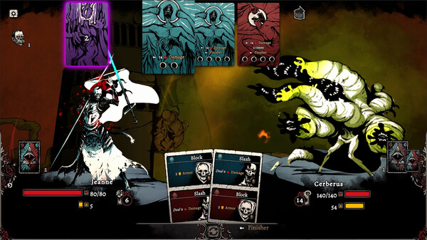 Nadir: A Grimdark Deck Builder - Prologue gameplay screenshot