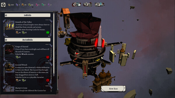 Nadir: A Grimdark Deck Builder - Prologue gameplay screenshot