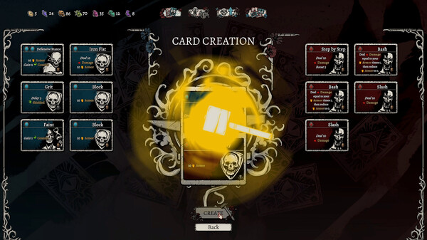 Nadir: A Grimdark Deck Builder - Prologue gameplay screenshot