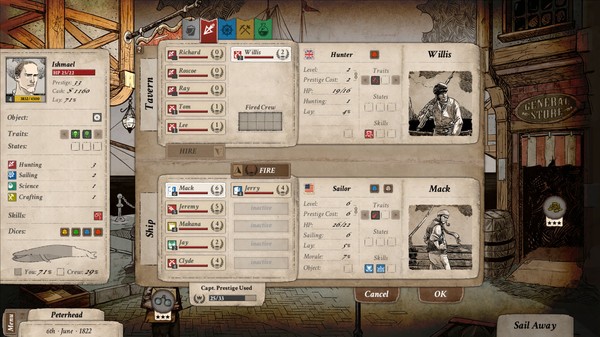 Nantucket gameplay screenshot