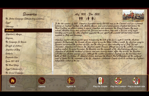 Napoleon's Eagles: Game of the Napoleonic Wars gameplay screenshot