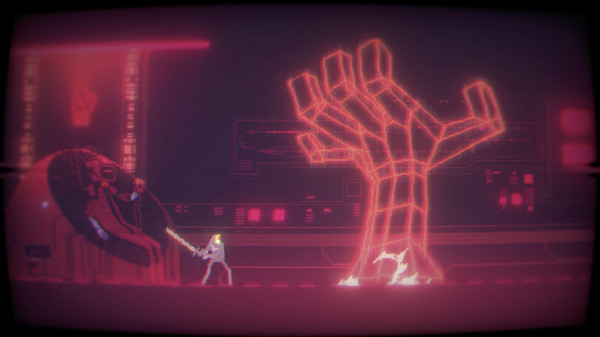 Narita Boy gameplay screenshot