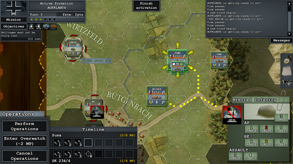 Nations At War Digital Core Game gameplay screenshot