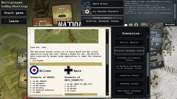 Nations At War Digital Core Game gameplay screenshot