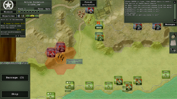 Nations At War Digital Core Game gameplay screenshot