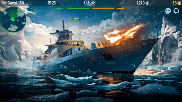 Naval Armada: Fleet Battle gameplay screenshot