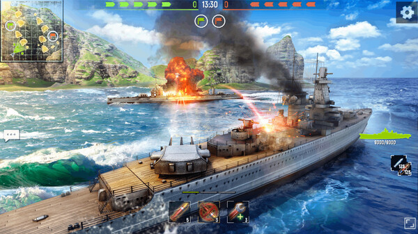 Navy War: Battleship Games gameplay screenshot