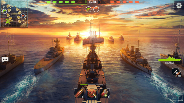 Navy War: Battleship Games gameplay screenshot