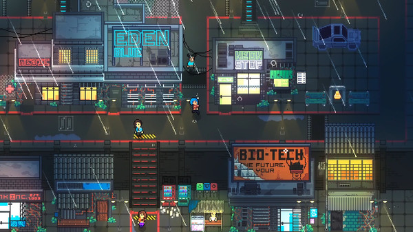 Neon Blight gameplay screenshot