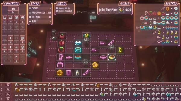 Neon Noodles gameplay screenshot