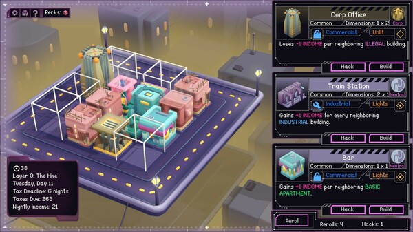 Neongarten gameplay screenshot