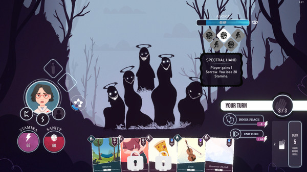 Neurodeck : Psychological Deckbuilder gameplay screenshot