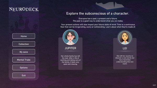 Neurodeck : Psychological Deckbuilder gameplay screenshot