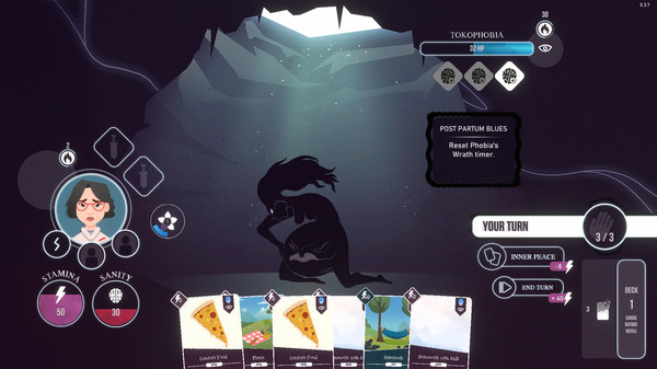Neurodeck : Psychological Deckbuilder gameplay screenshot