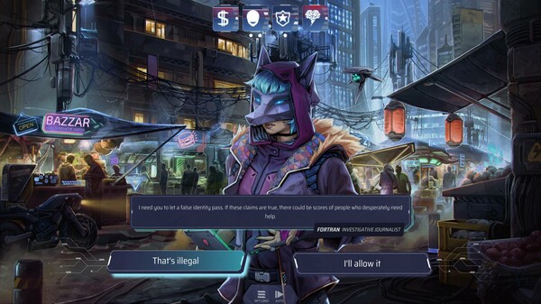NeuroNet: Mendax Proxy gameplay screenshot