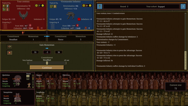 Never Second in Rome gameplay screenshot