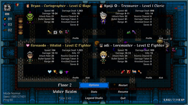 Never Split the Party gameplay screenshot