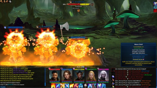 Nevergrind Online gameplay screenshot