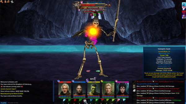 Nevergrind Online gameplay screenshot