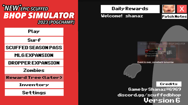 *NEW* SCUFFED EPIC BHOP SIMULATOR 2023 (POG CHAMP) gameplay screenshot