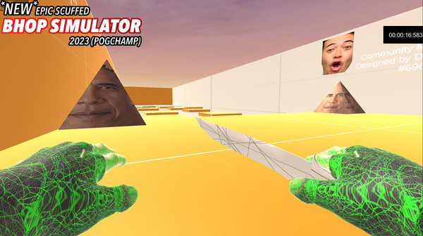 *NEW* SCUFFED EPIC BHOP SIMULATOR 2023 (POG CHAMP) gameplay screenshot