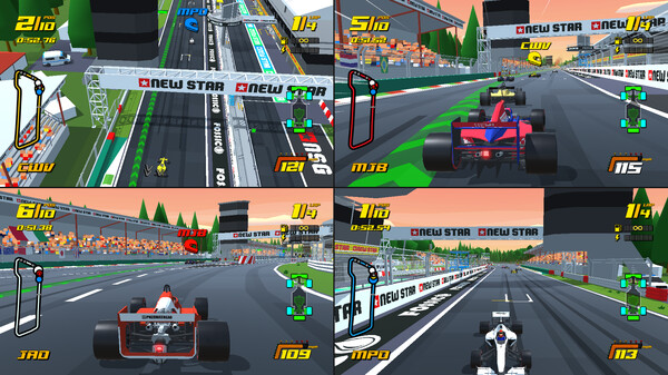 New Star GP gameplay screenshot