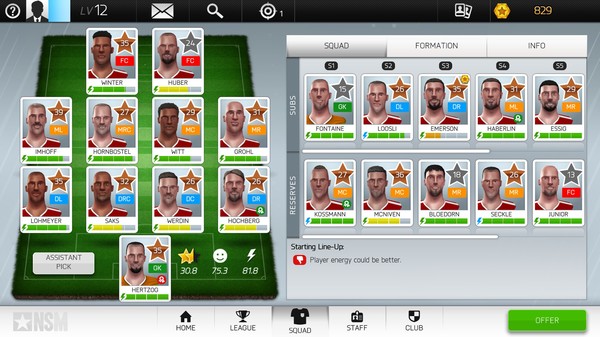 New Star Manager gameplay screenshot