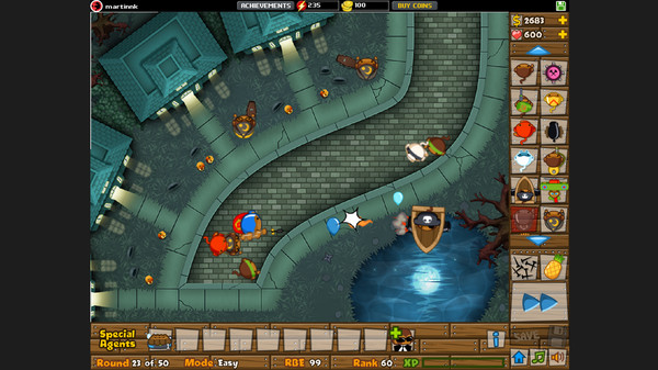 Ninja Kiwi Archive gameplay screenshot