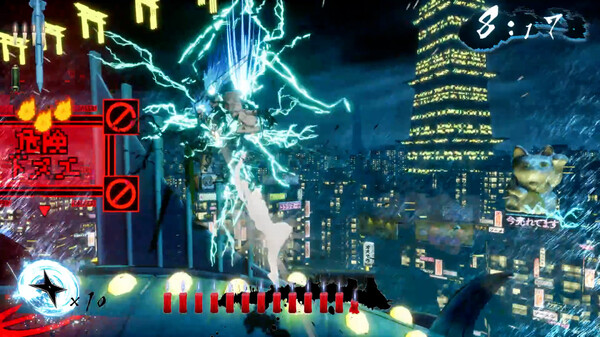 NINJA SLAYER NEO-SAITAMA IN FLAMES(ニンジャスレイヤー ネオサイタマ炎上) gameplay screenshot