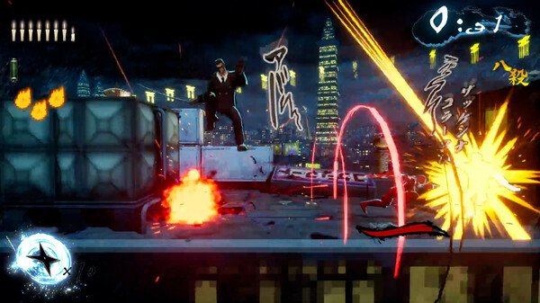 NINJA SLAYER NEO-SAITAMA IN FLAMES(ニンジャスレイヤー ネオサイタマ炎上) gameplay screenshot