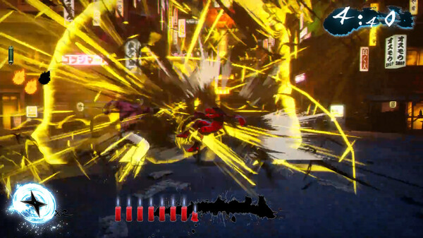 NINJA SLAYER NEO-SAITAMA IN FLAMES(ニンジャスレイヤー ネオサイタマ炎上) gameplay screenshot