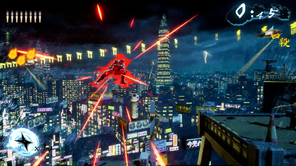 NINJA SLAYER NEO-SAITAMA IN FLAMES(ニンジャスレイヤー ネオサイタマ炎上) gameplay screenshot