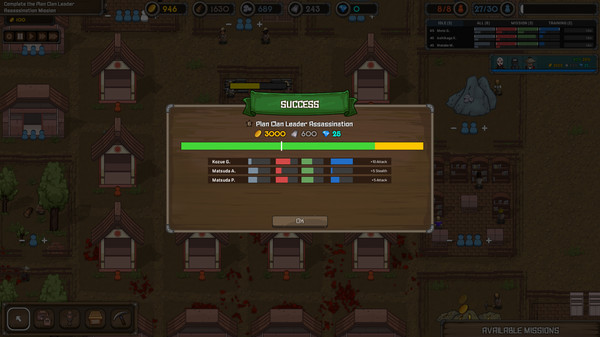 Ninja Tycoon gameplay screenshot