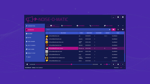 Noise-o-matic gameplay screenshot
