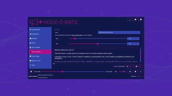 Noise-o-matic gameplay screenshot