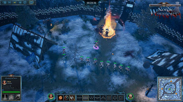 Nordic Warriors gameplay screenshot