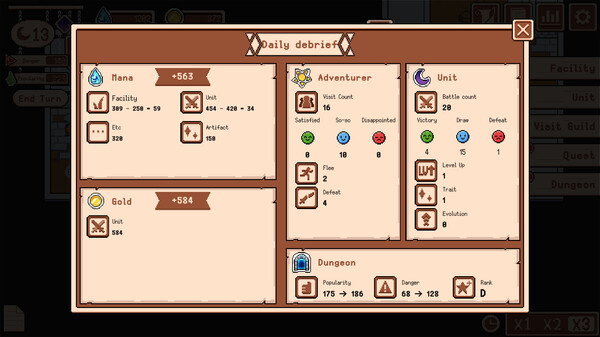 Novice Dungeon Master gameplay screenshot