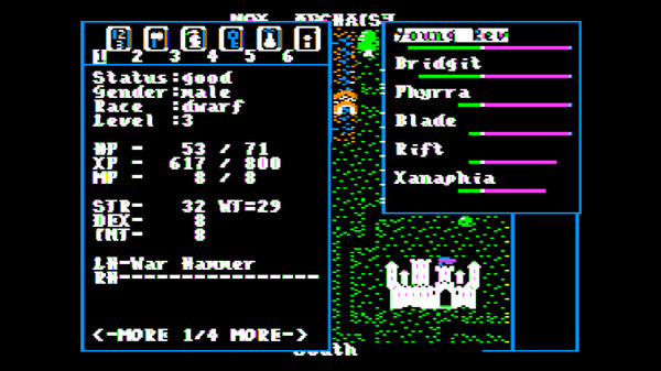Nox Archaist gameplay screenshot