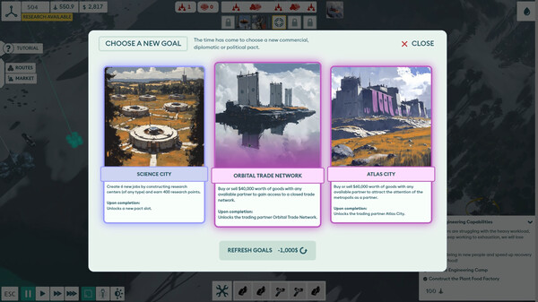 Oasis Mission: Colony Sim gameplay screenshot