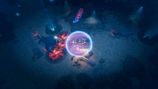 Ocean Keeper: Dome Survival gameplay screenshot
