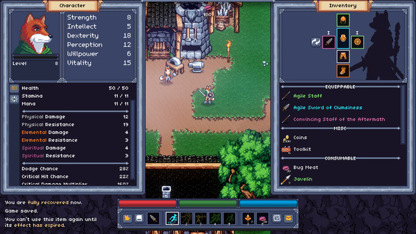 Of Blades & Tails gameplay screenshot