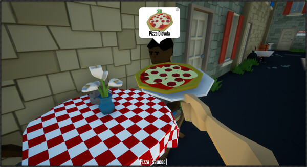One-armed cook gameplay screenshot